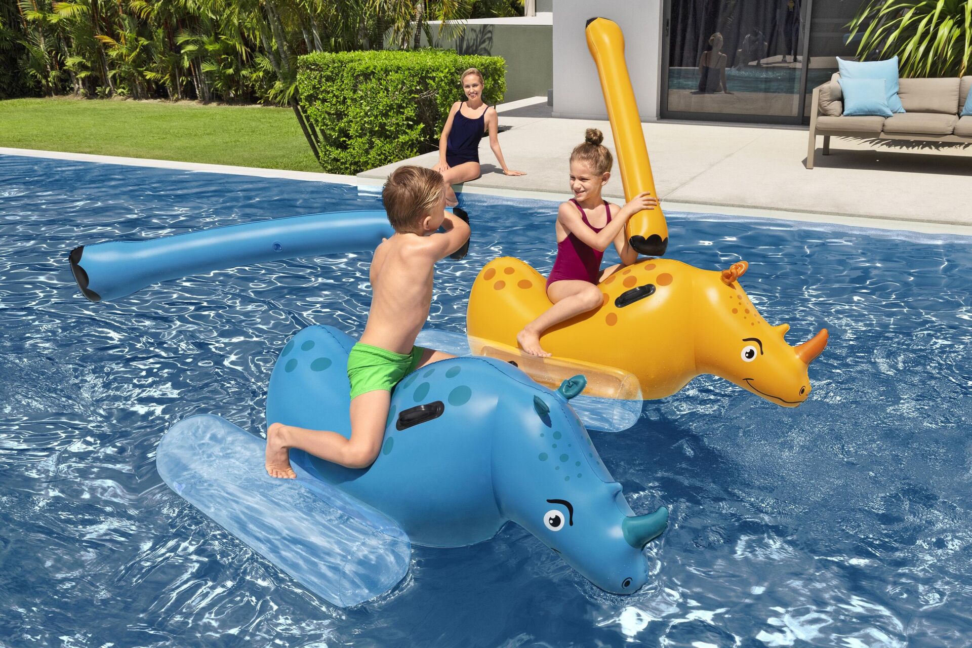 Bestway 41522® Rhino Rumble™ 2 Kişilik Çocuk Şişme Havuz Oyunu