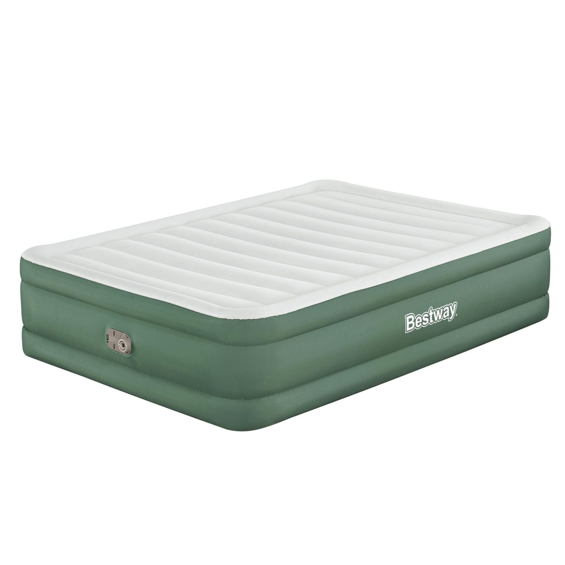 Bestway 69646 ToughLite TPU Çift Kişilik Dahili Pompalı Şişme Yatak 2.03m x 1.52m x 46 cm