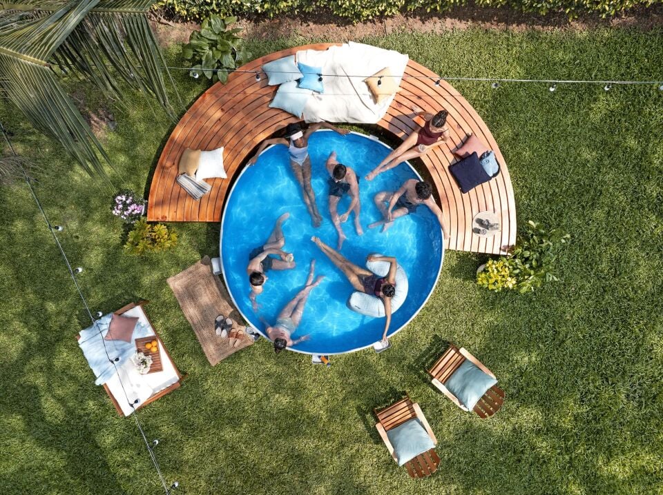 Bestway® TANX™ 3,05 m x 61 cm Çember Tanker Havuz Seti