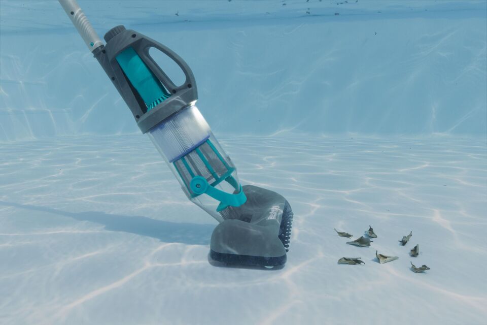 Bestway® 58946 AquaGrip™ Şarjlı Elde Taşıma Havuz Süpürge