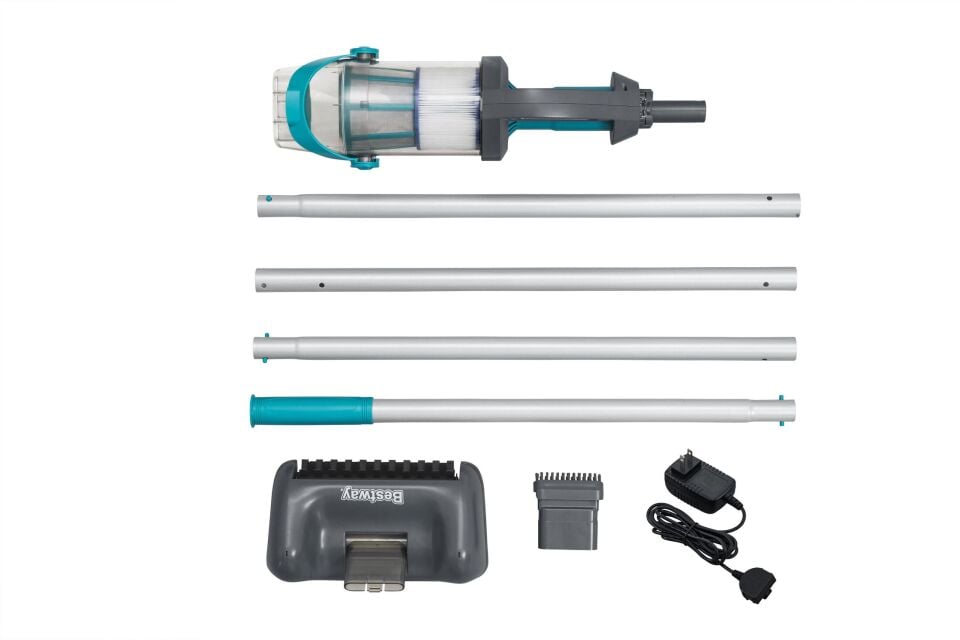 Bestway® 58946 AquaGrip™ Şarjlı Elde Taşıma Havuz Süpürge