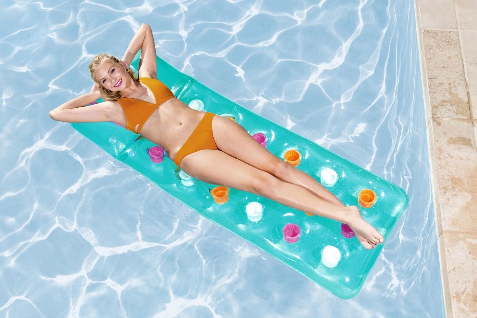Bestway® 43014 Summer Colors™ Bardaklı Deniz Yatağı 1,88 m x 71 cm