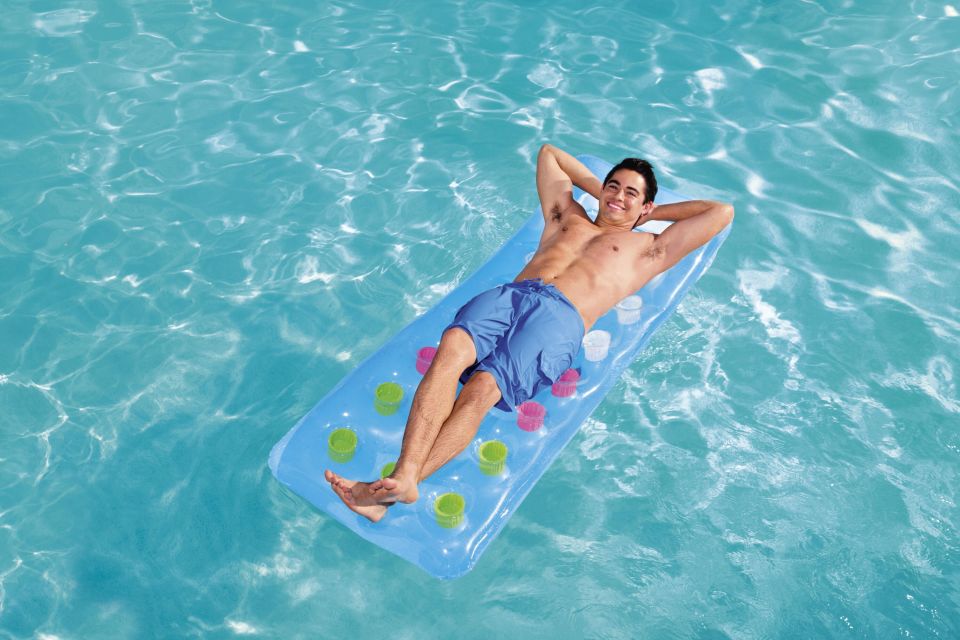 Bestway® 43040 Summer Colors™ Şeffaf Pencereli Deniz Yatağı 1,88 m x 71 cm