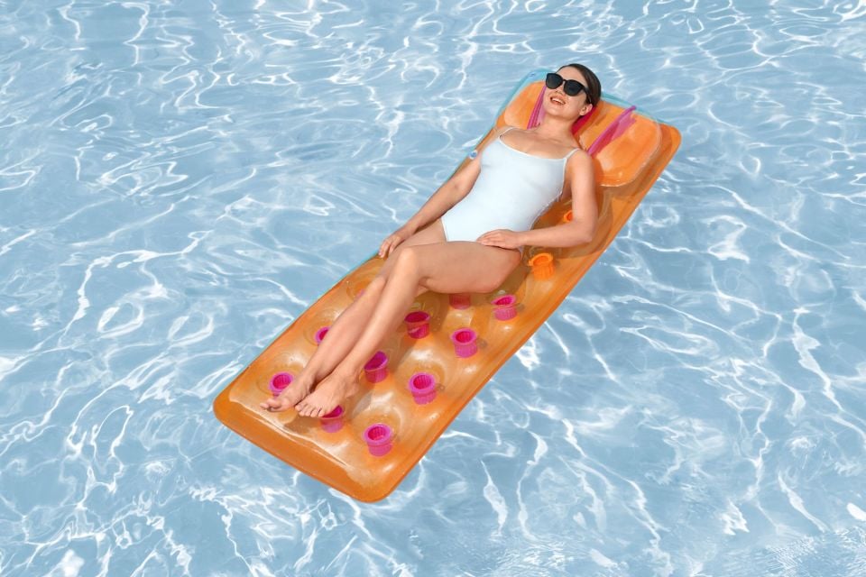 Bestway® 43015 Summer Colors™ Bardaklı Lüks Deniz Yatağı 1,88 m x 71 cm