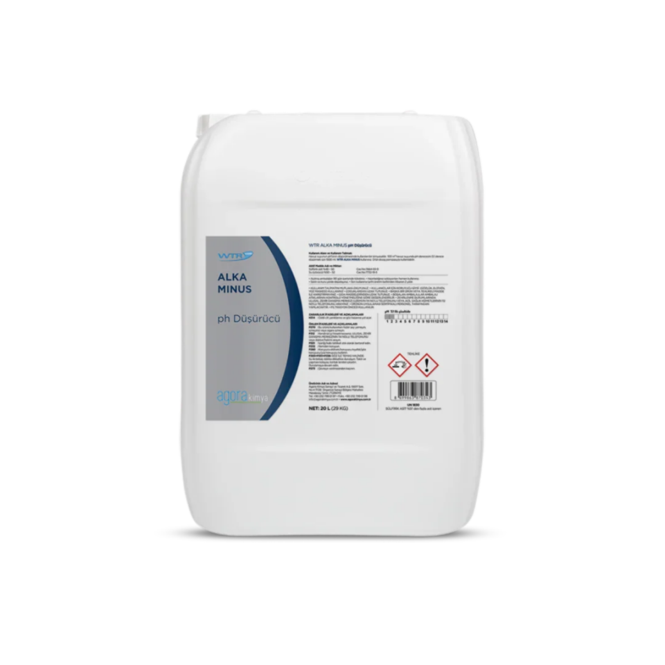 WTR ALKA MINUS 2OL- pH ve Alkanite Düşürücü
