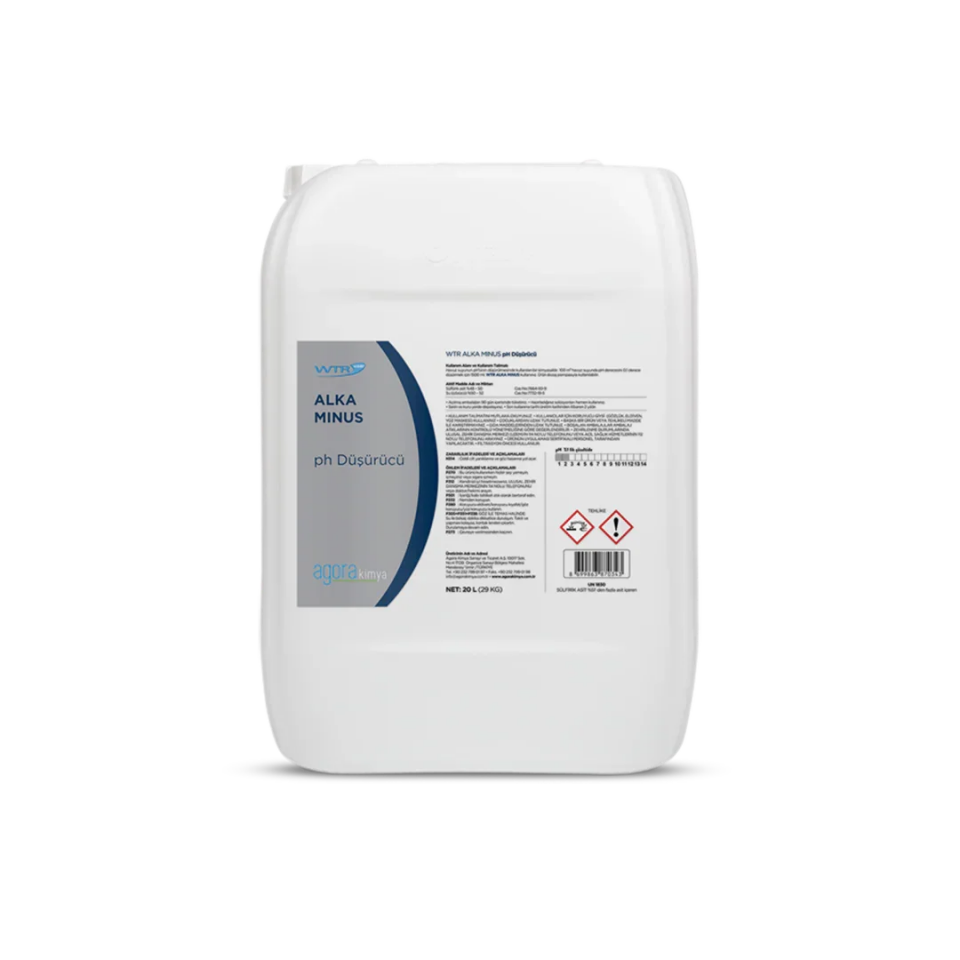 WTR ALKA MINUS 2OL- pH ve Alkanite Düşürücü