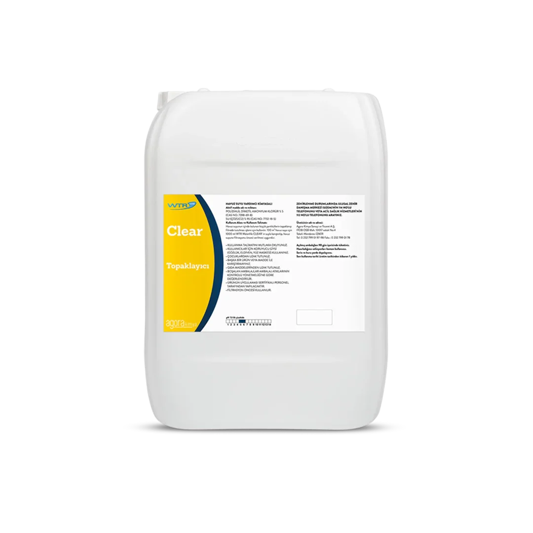 WTR CLEAR 20 L Havuz Suyu Parlatıcı Topaklayıcı