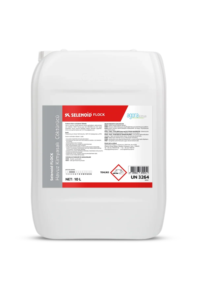 Selenoid Flock 10 L Çöktürücü