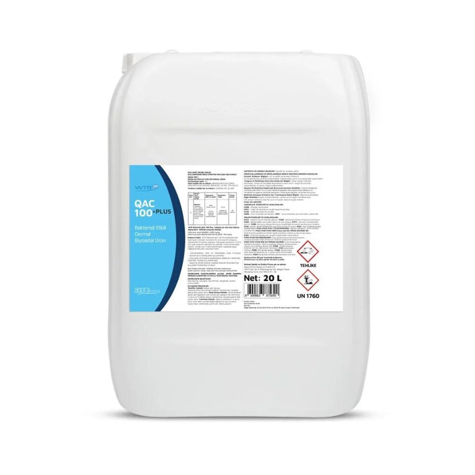 WTR QAC 100 PLUS 10L Ayak Dezenfektanı