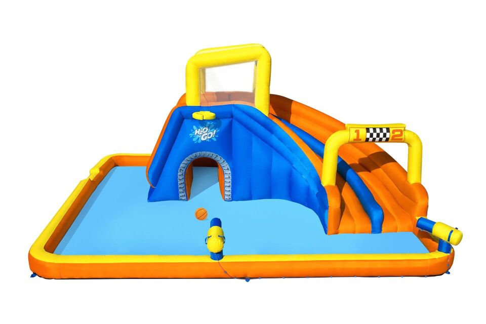 H2OGO!® 53377 Super Speedway™ Çocuklar İçin Şişme Su Parkı 2.65 m