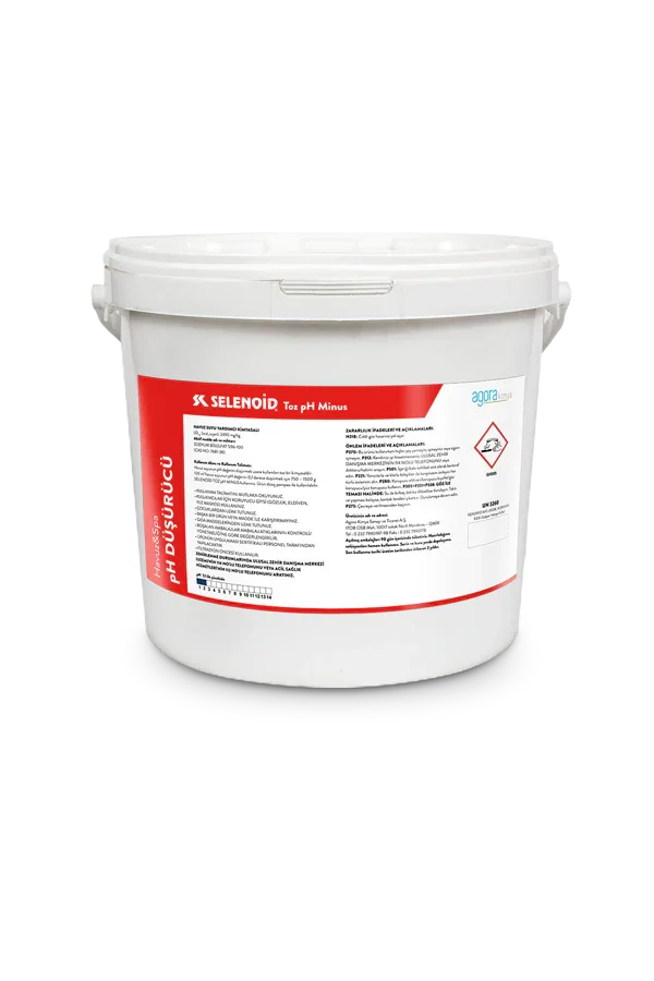 Selenoid Toz pH MINUS 10 KG pH Düsürücü