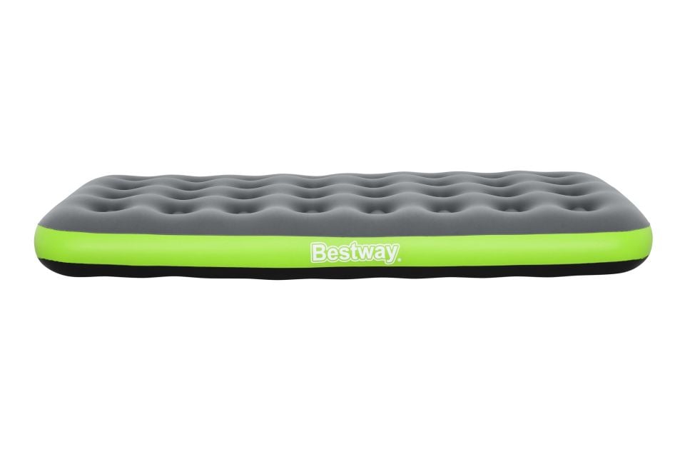 Bestway® 67619 Bestway Roll & Relax Geniş Tek Kişilik Şişme Yatak ve Çantalı Şişirme Aparatı1.88 m x 99 cm x 22 cm