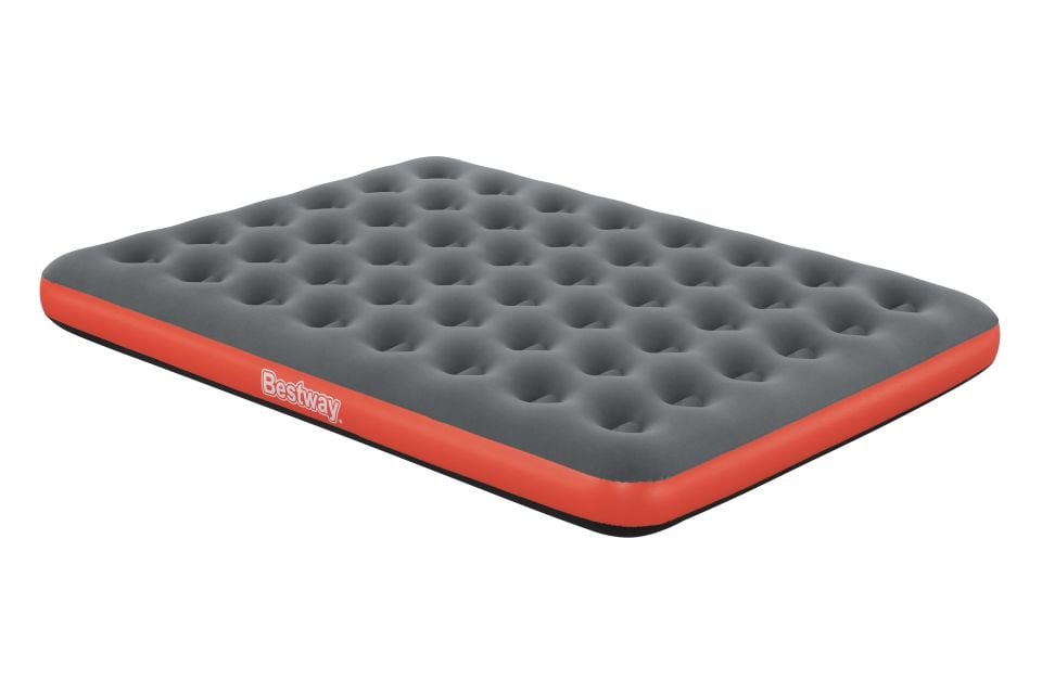Bestway® 67703 Bestway Roll & Relax Geniş Çift Kişilik Şişme Yatak ve Çantalı Şişirme Aparatı 2.03 m x 1.52 m x 22 cm