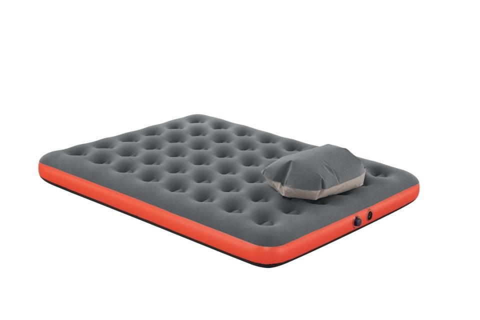 Bestway® 67703 Bestway Roll & Relax Geniş Çift Kişilik Şişme Yatak ve Çantalı Şişirme Aparatı 2.03 m x 1.52 m x 22 cm