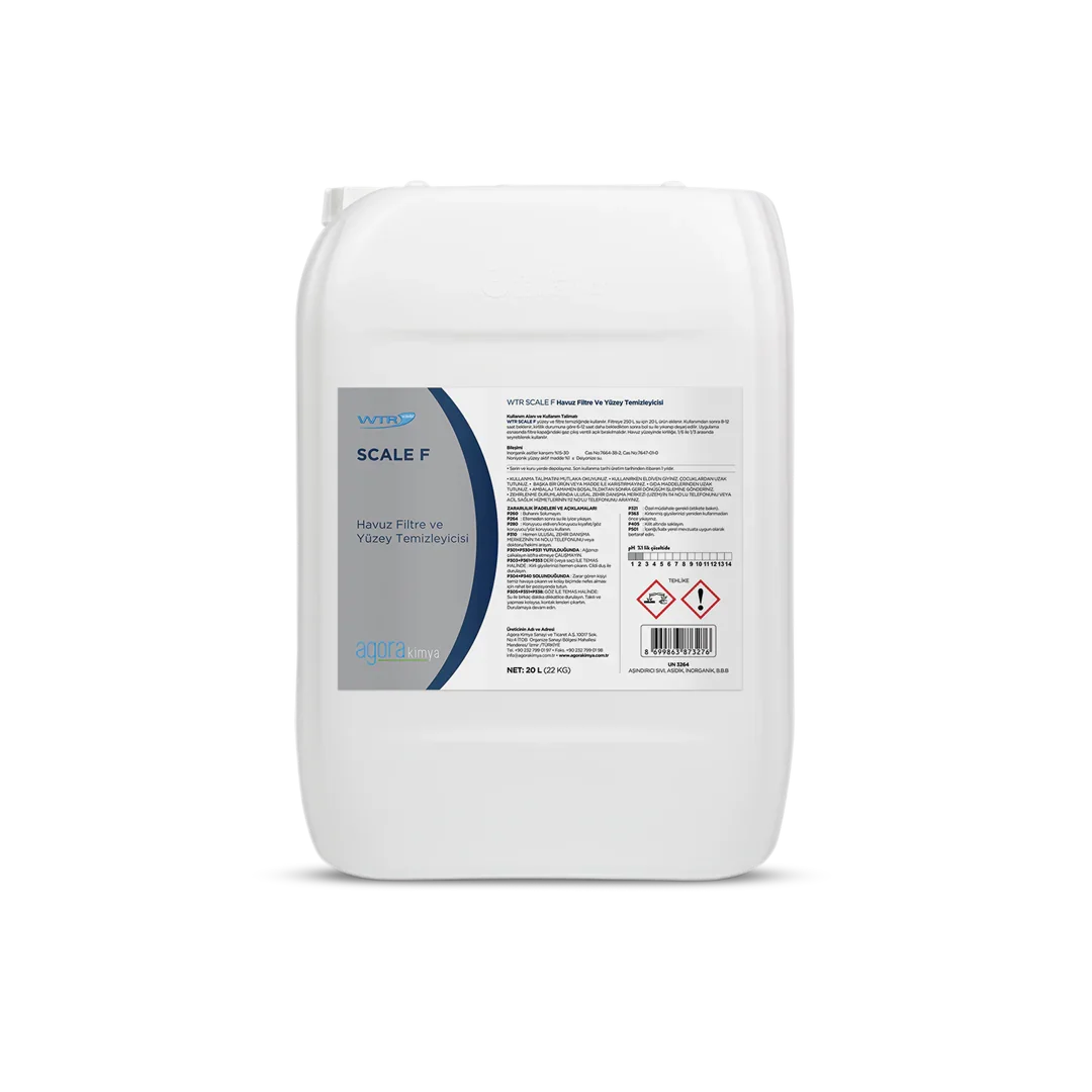 WTR SCALE F 20 L Havuz Yüzey ve Filtre Temizleyici