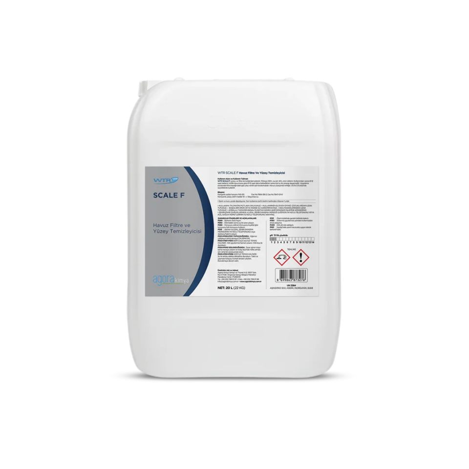 WTR SCALE F 20 L Havuz Yüzey ve Filtre Temizleyici