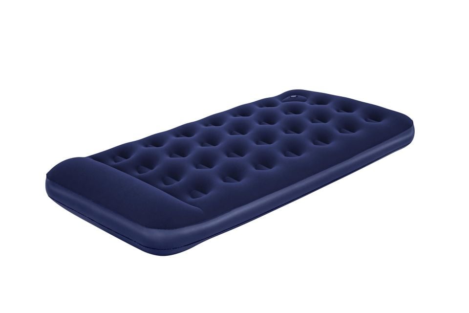 Bestway® 67224 Geniş Tek Kişilik Şişme Yatak ve Entegre Ayakla Şişirme Aparatı 1.88 m x 99 cm x 28 cm