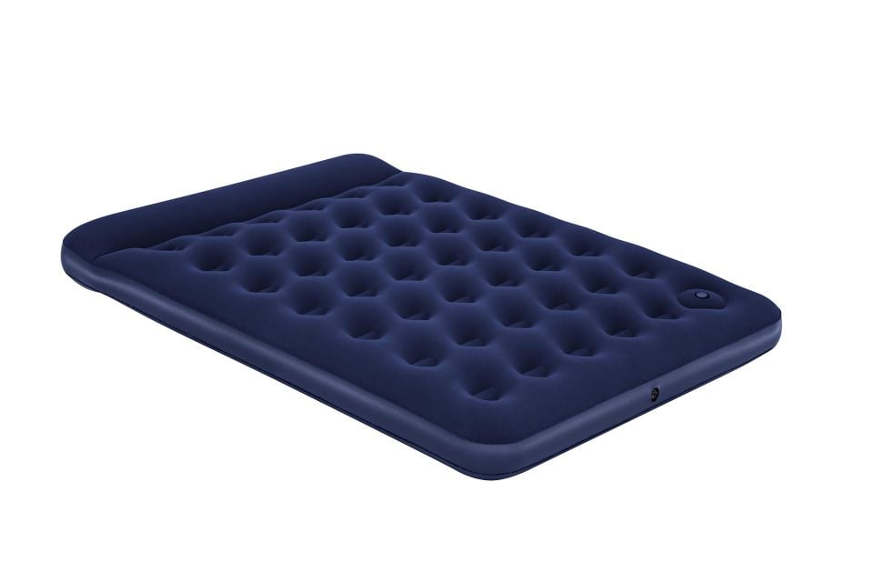 Bestway® 67226  Geniş Çift Kişilik Şişme Yatak ve Entegre Ayakla Şişirme Aparatı 2.03 m x 1.52 m x 28 cm