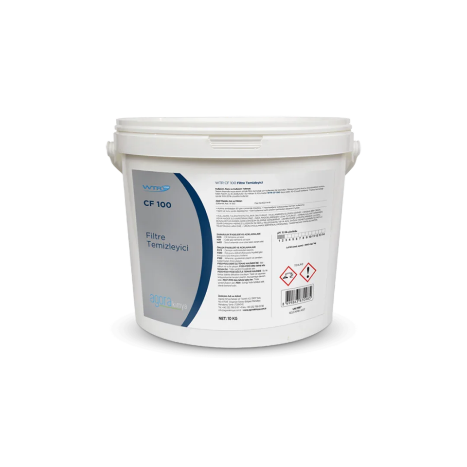 WTR CF 100 10 KG Filtre Temizleyici