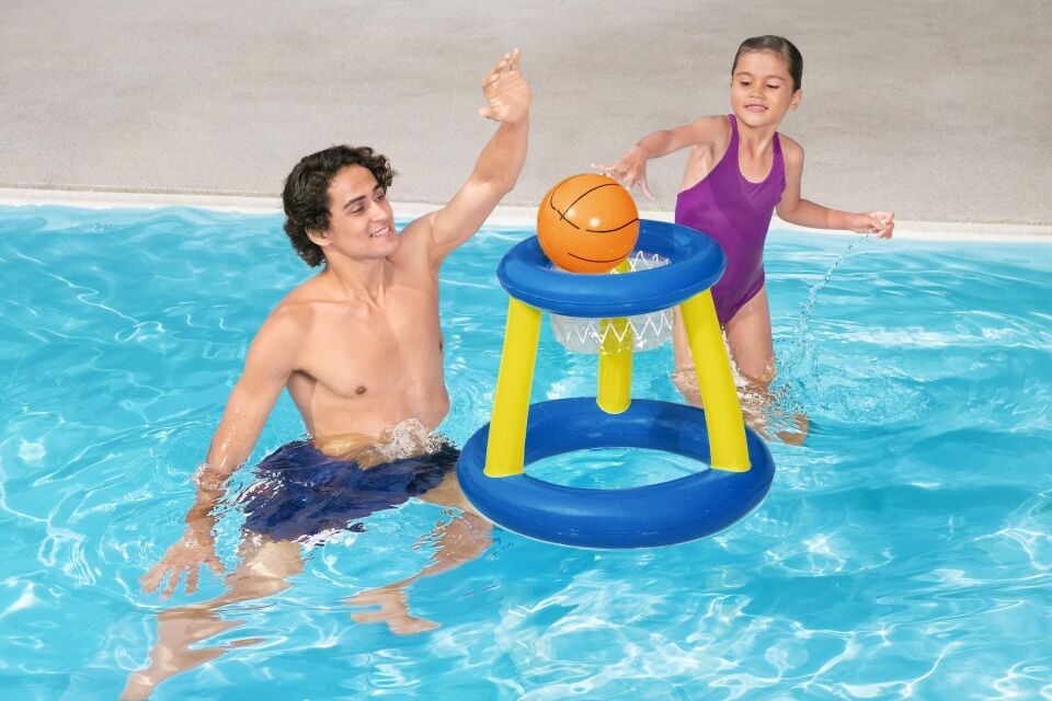 Bestway 52418  Splash N Hoop Şişme Havuz Basketbol Oyun Seti