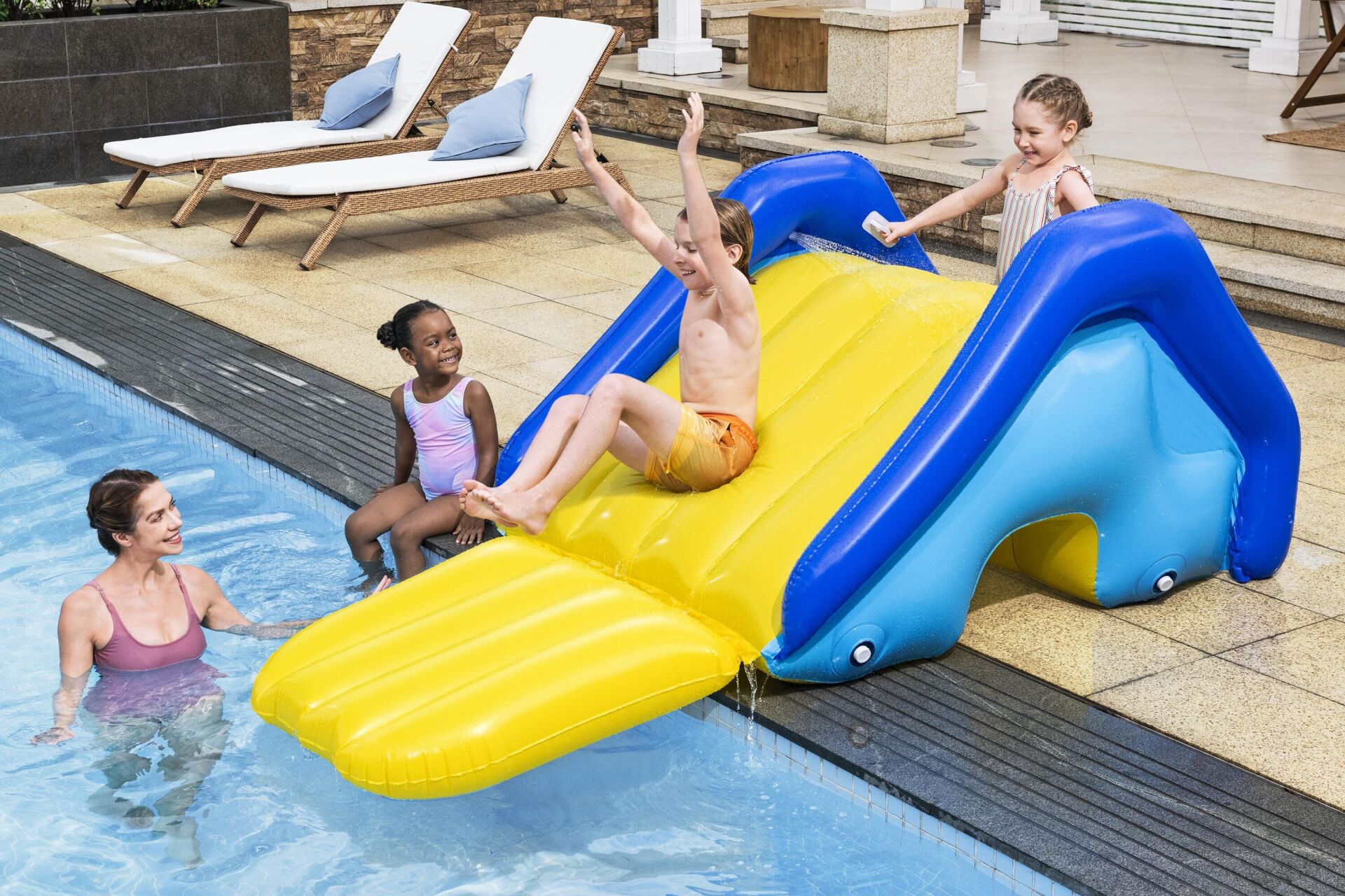 Bestway® 52453 Geniş Şişme Havuz Kaydırağı