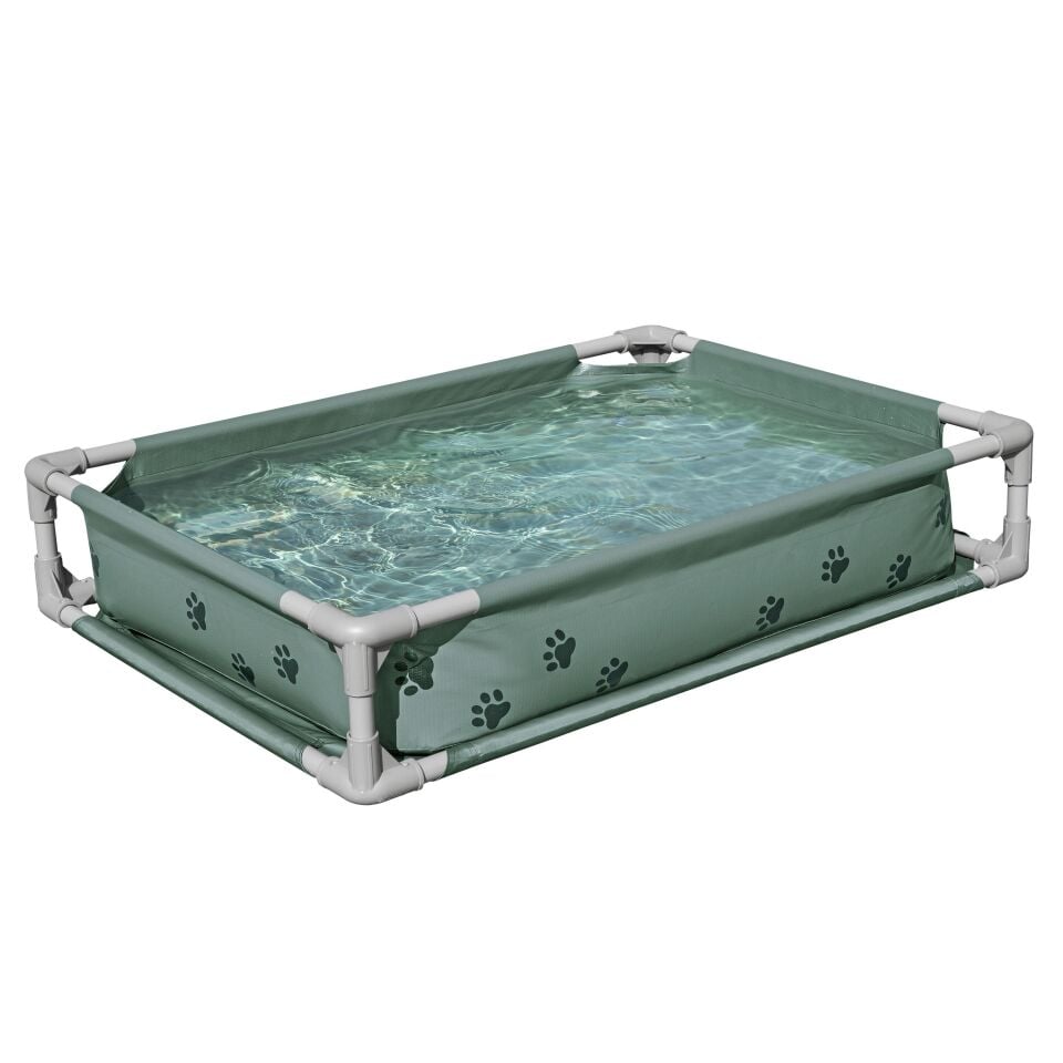 Bestway® 561RG 40'' x 29'' x 8''/1.02 m x 74 cm x 20 cm Fetchin' Fun Evcil Hayvan Oyun Havuzu ve Yükseltilmiş Yatak