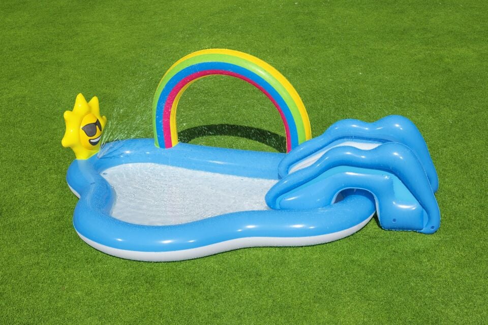 Bestway 53092 Gökkuşağı Su Oyun Parkı 2,57 m x 1,45 m x 91 cm