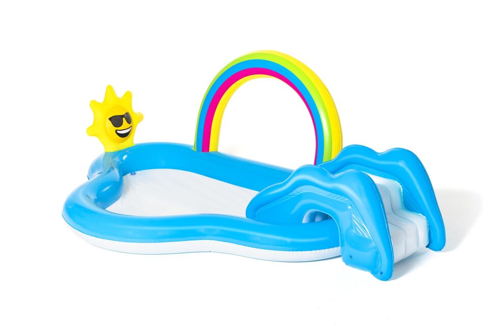 Bestway 53092 Gökkuşağı Su Oyun Parkı 2,57 m x 1,45 m x 91 cm