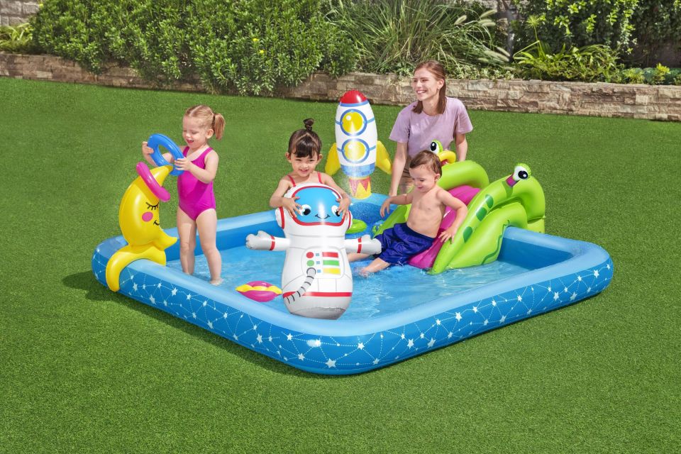 Bestway® 53126 Little Astronaut™ Minik Astronot Oyun Havuzu 2,28m x 2,06 m x 84 cm