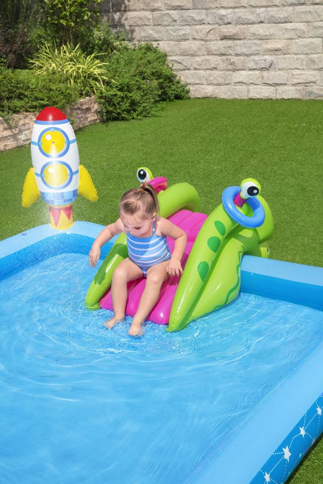 Bestway® 53126 Little Astronaut™ Minik Astronot Oyun Havuzu 2,28m x 2,06 m x 84 cm