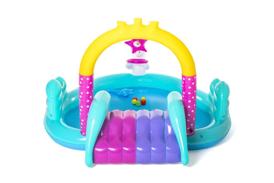 Bestway® 53097 Büyülü Tek Boynuzlu At Su Oyun Parkı 2,74 m x 1,98 m x 1.37 m