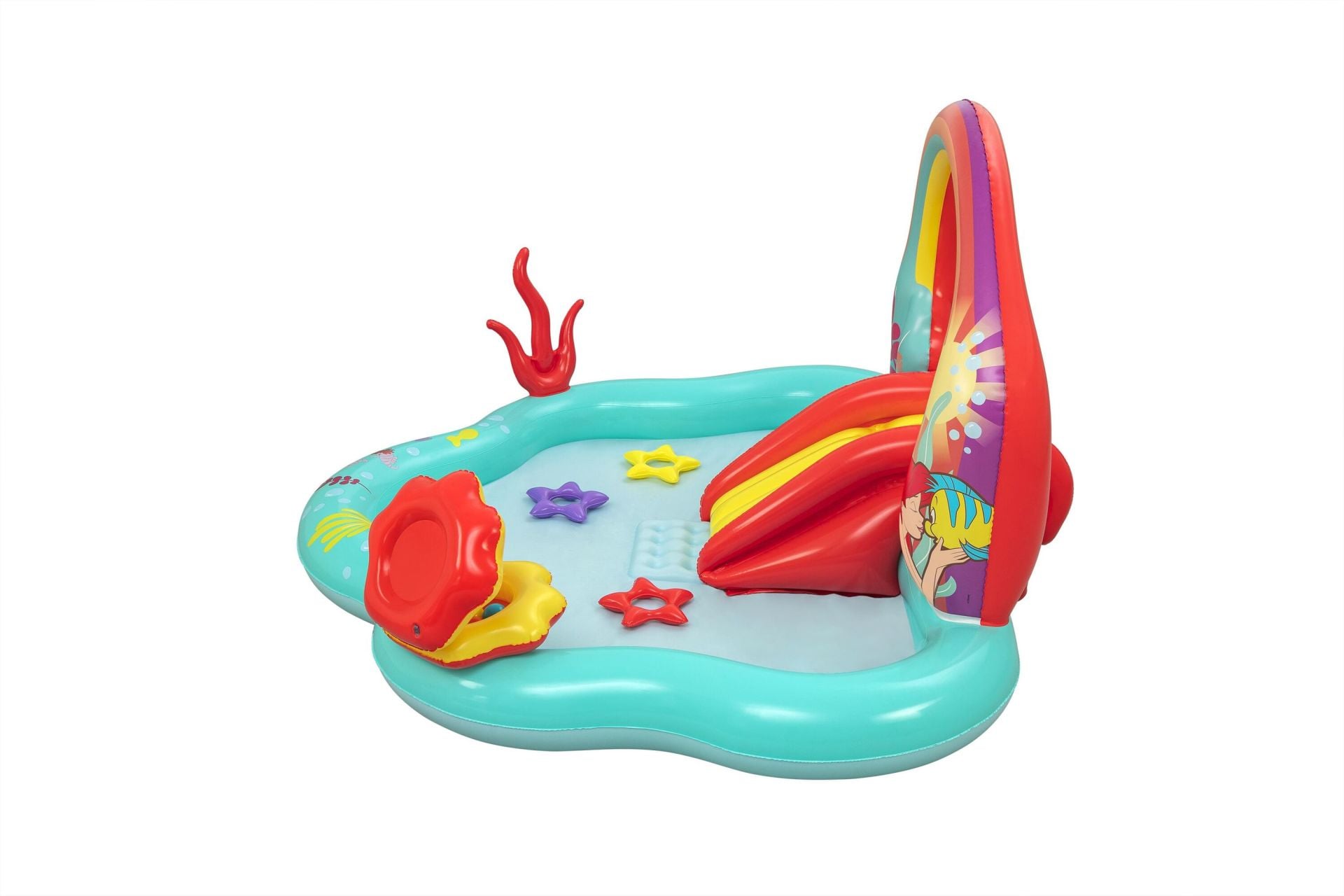 1091097XXX23 Disney® Denizkızı Mini Su Oyun Parkı 2,21 m x 1,93 m x 1,17 m