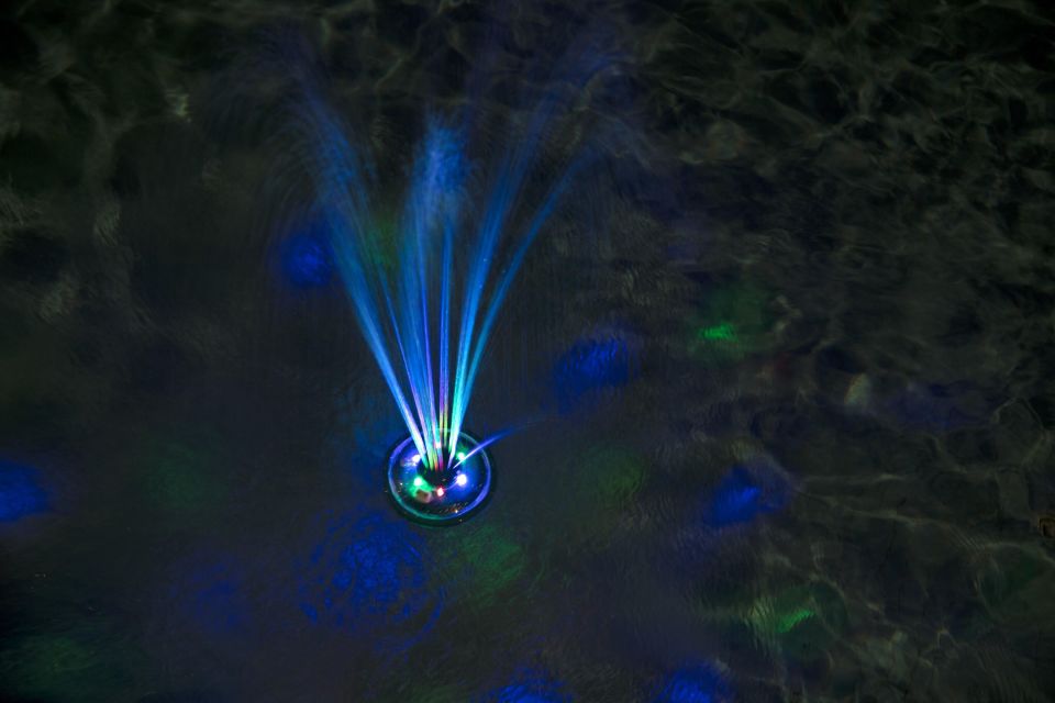 Bestway® 1058493XXX24 FloatBright™ Şarjlı LED Işıklı Havuz Fıskiye