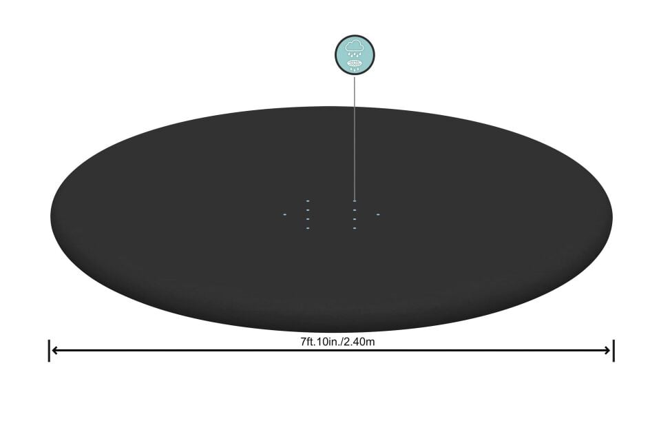 Bestway® 58032 Fast Set™ Havuz Örtüsü - 2,40 m çaplı şişme havuzlar için