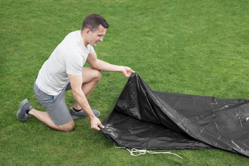 Bestway® 58037 Fast Set™ Havuz Örtüsü - 3,66 m çaplı yerüstü havuzlar için