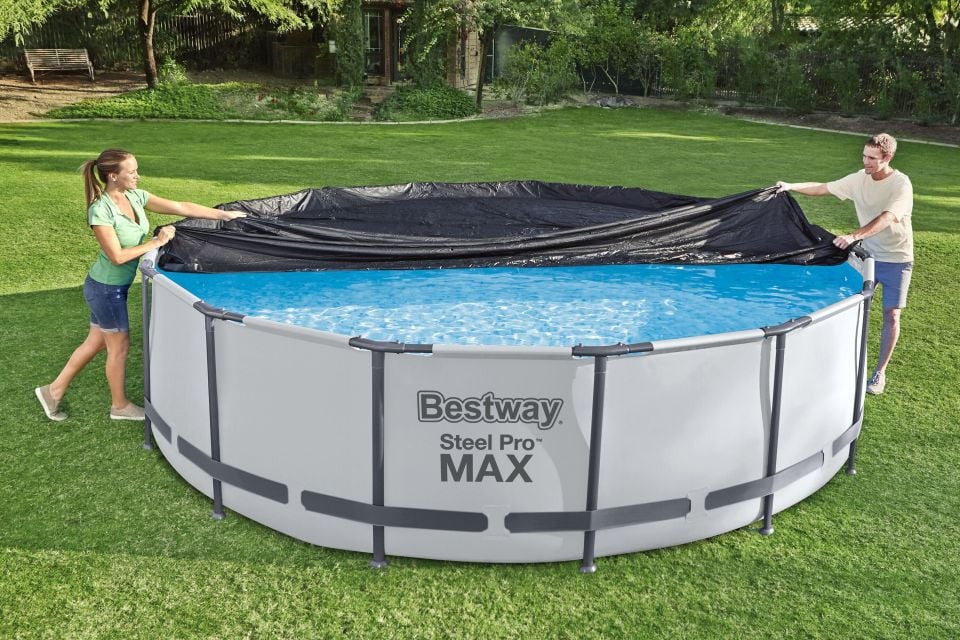 Bestway® 58037 Fast Set™ Havuz Örtüsü - 3,66 m çaplı yerüstü havuzlar için