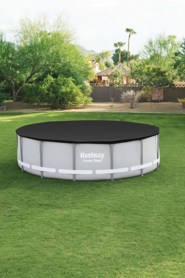 Bestway® 58248 Havuz Örtüsü - 4,27m çaplı yerüstü havuzlar için