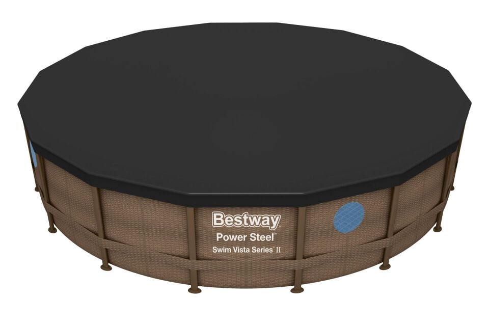 Bestway® 58249 Havuz Örtüsü - 4,57m ve 4,88 m çaplı yerüstü havuzlar için