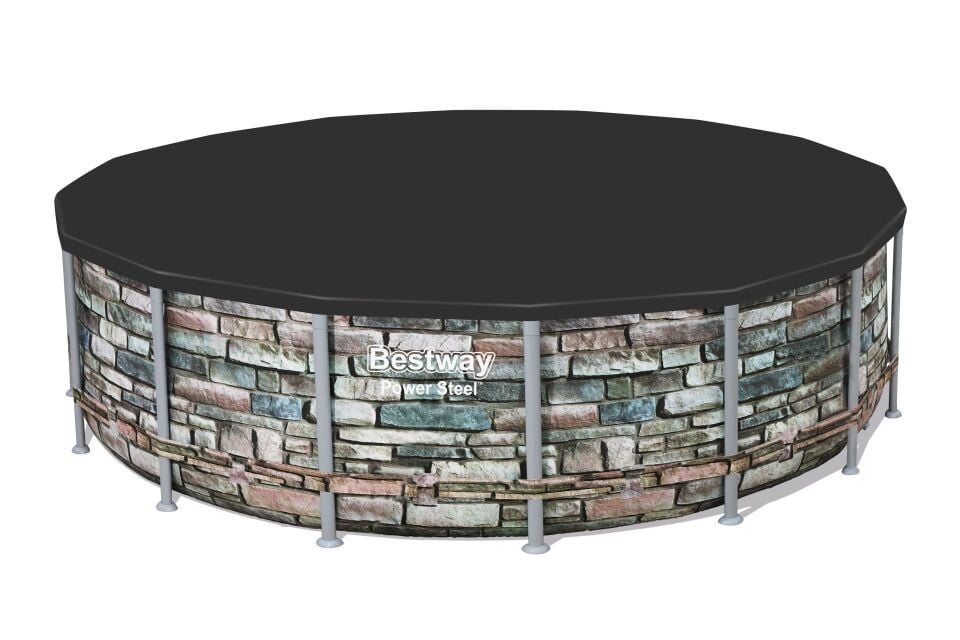 Bestway® 58249 Havuz Örtüsü - 4,57m ve 4,88 m çaplı yerüstü havuzlar için