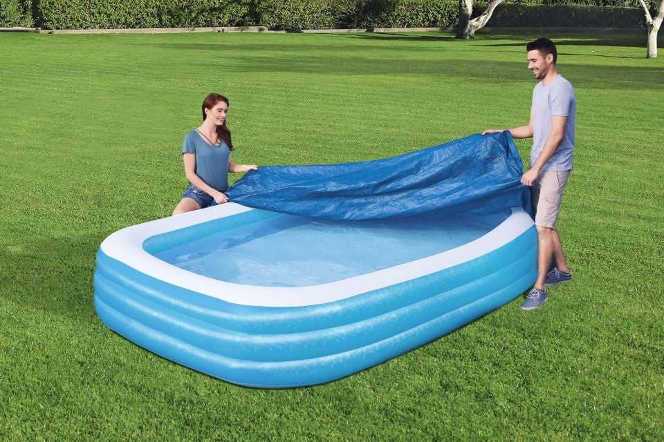 Bestway® 58108 Dikdörtgen Havuz Örtüsü - 3,05 m x 1,83 m Şişme Havuzlar için