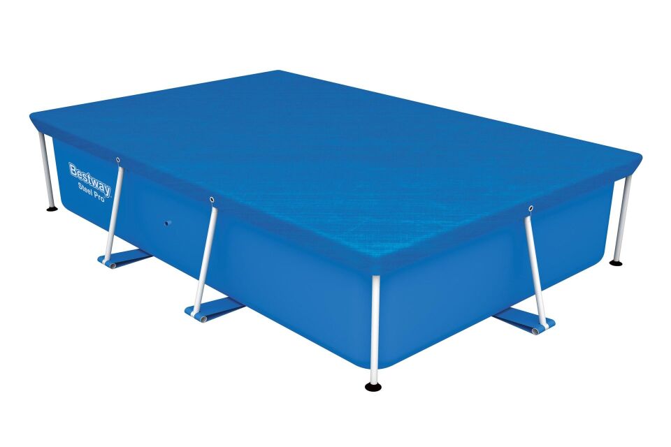Bestway 58105 Dikdörtgen Havuz Örtüsü - 2,59 m x 1,70 m Yerüstü Havuzlar için