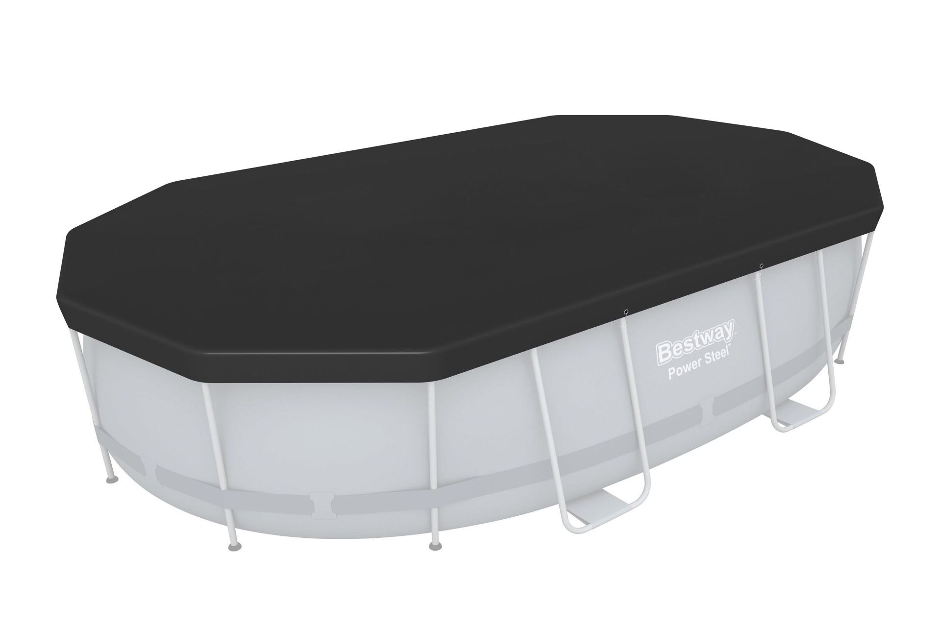 Bestway 58425 Oval Havuz Örtüsü - 4,27 m x 2,50 m Yerüstü Havuzlar için