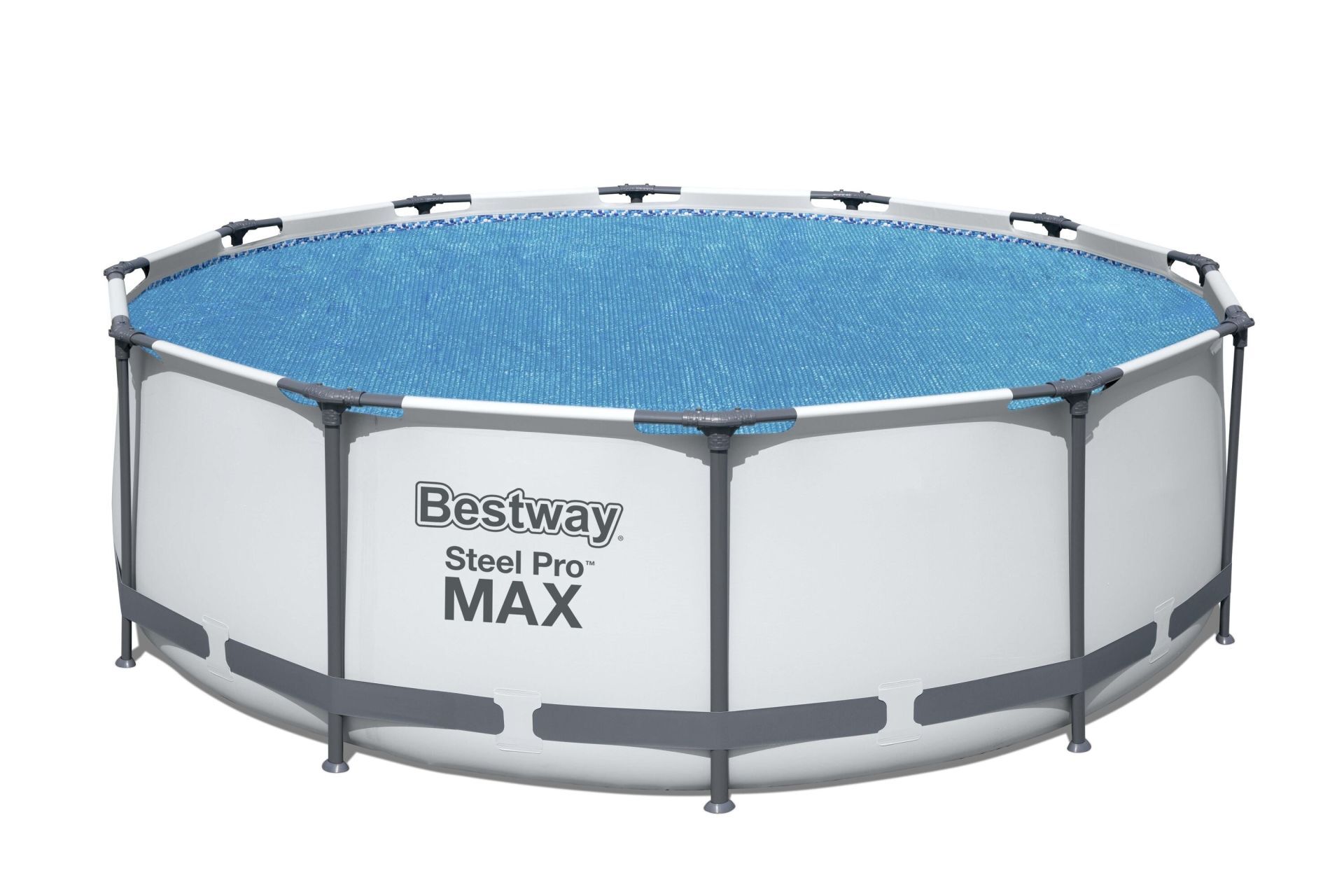 Bestway 58242 Güneş Isıtmalı Havuz Örtüsü - 3,66m ve 3,96m çaplı yerüstü havuzlar için
