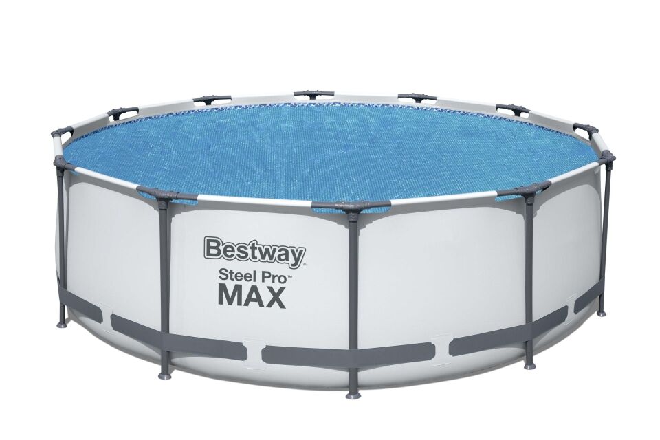 Bestway 58242 Güneş Isıtmalı Havuz Örtüsü - 3,66m ve 3,96m çaplı yerüstü havuzlar için