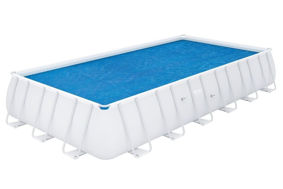 Bestway 58228 Güneş Isıtmalı Dikdörtgen Havuz Örtüsü - 6,40 m x 7,32 m yerüstü havuzlar için