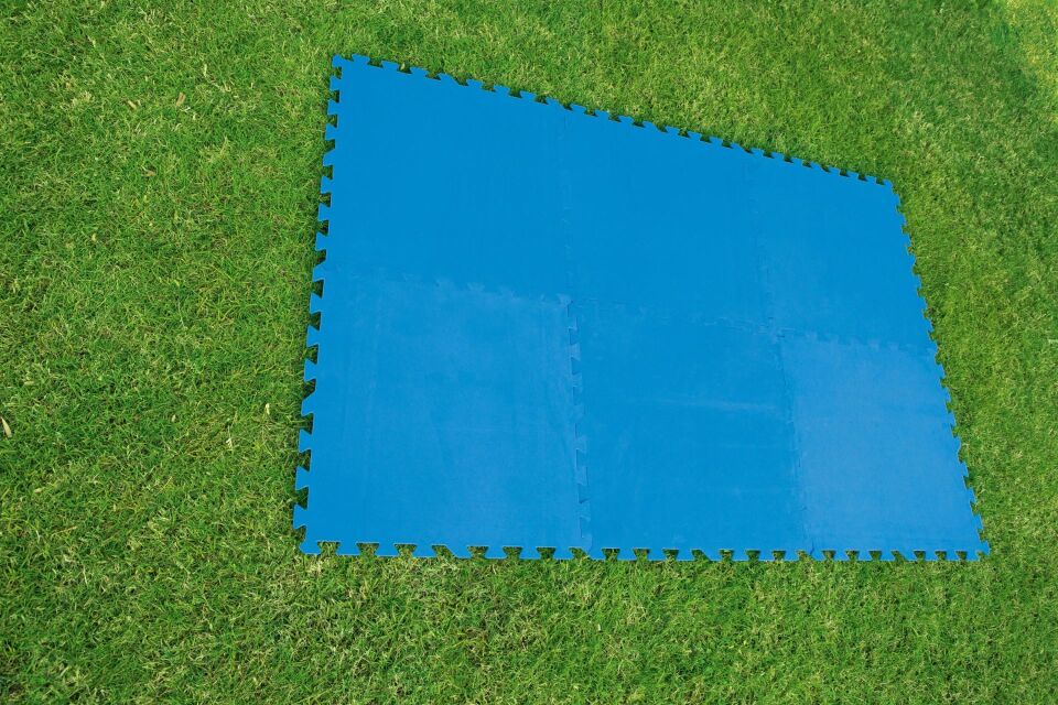 Bestway 58220 Parçalı Zemin Koruyucu, 50 cm x 50 cm, 9''lu Paket
