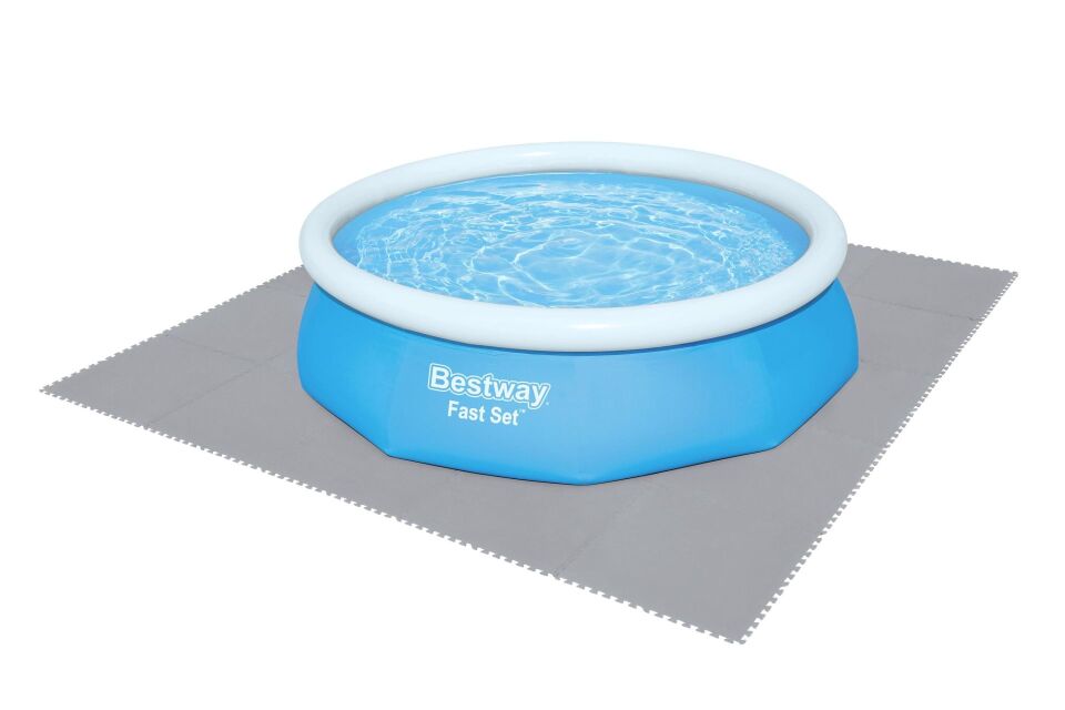 Bestway® 58636 78 cm x 78 cm Parçalı Zemin Koruyucu Mat, 9 lu Paket