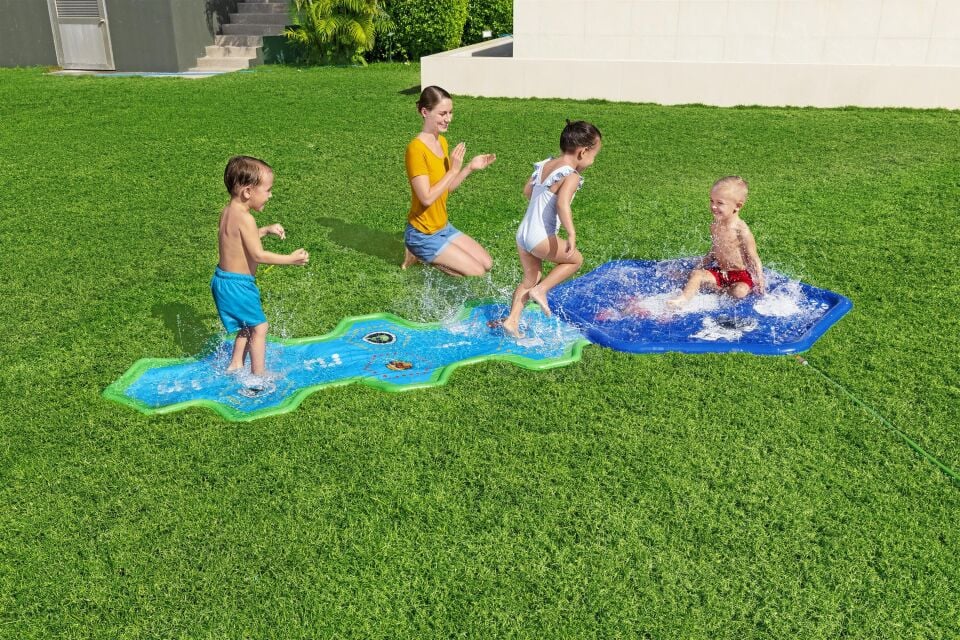 Bestway 52571 Cosmic Adventure Uzay Macerası Fıskiyeli Oyun Matı
