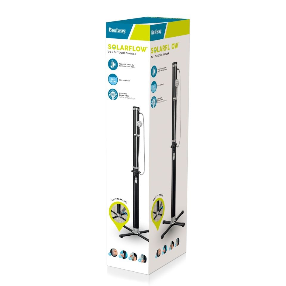 Bestway® 58695 SolarFlow™ 20 L / 5,2 Gal. Taşınabilir Duş