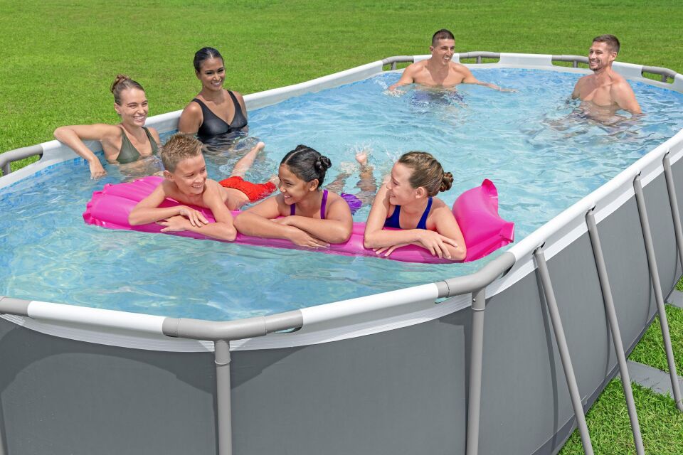 Bestway® 56710 Power Steel™ Prefabrik Yer Üstü Havuz Seti 5,49 m x 2,74 m x 1,22 m